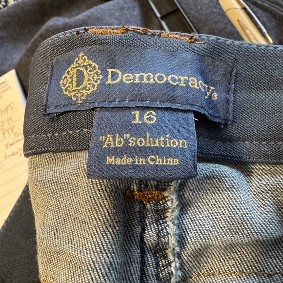 Democracy AbSolution Jeans SZ 16 - Picture 4 of 6